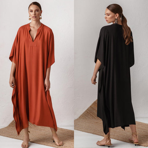 Dame Kaftan Kjole Stilla