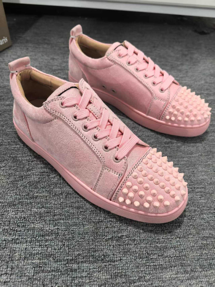 Herren Premium Wildleder Spike Detail Sneaker Stilla