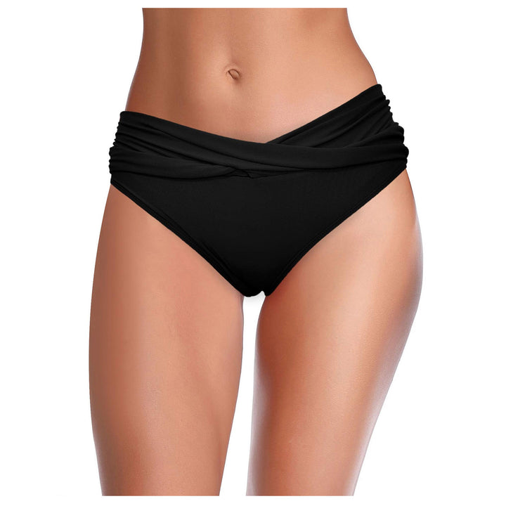 Dame bikini-bukser med elegent indpakningsdesign Skovae