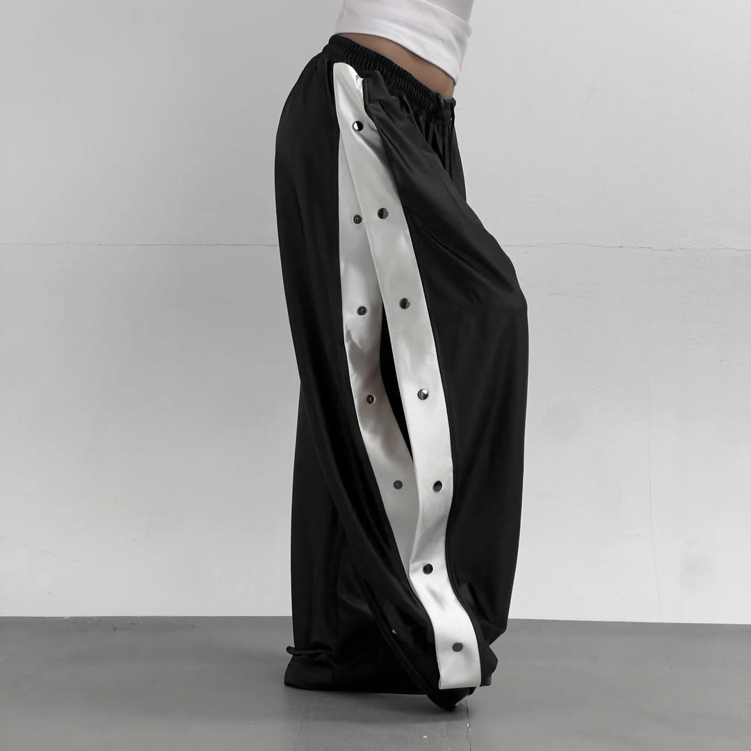 Damer Sporty Snap Button Bukser Skovae