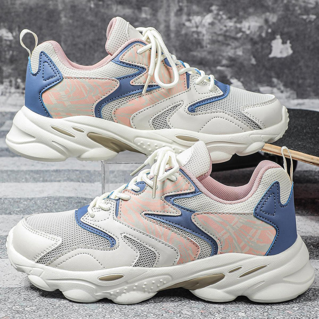 Dame Sportslig Livsstil Sneakers med glinsende accenter Stilla