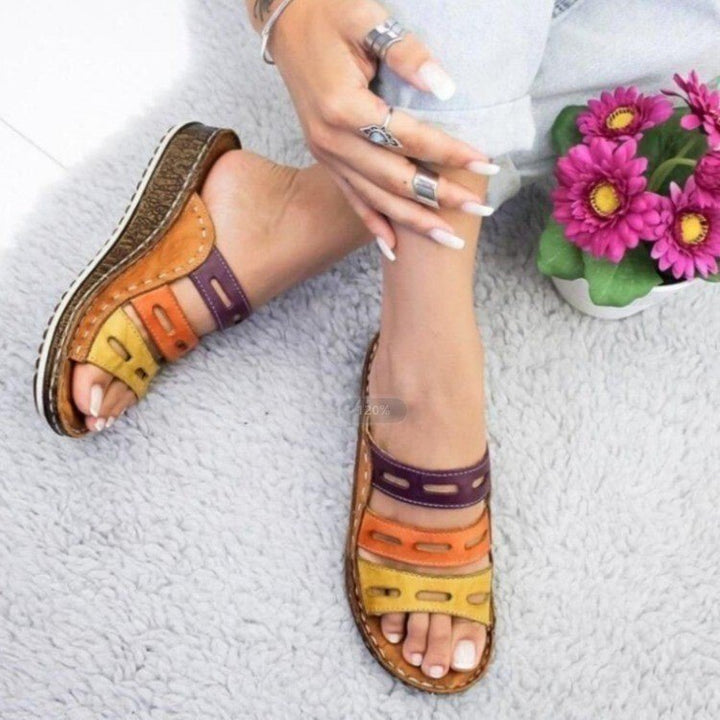 Dame Komfortable Sandaler med innovativt Remdesign Stilla