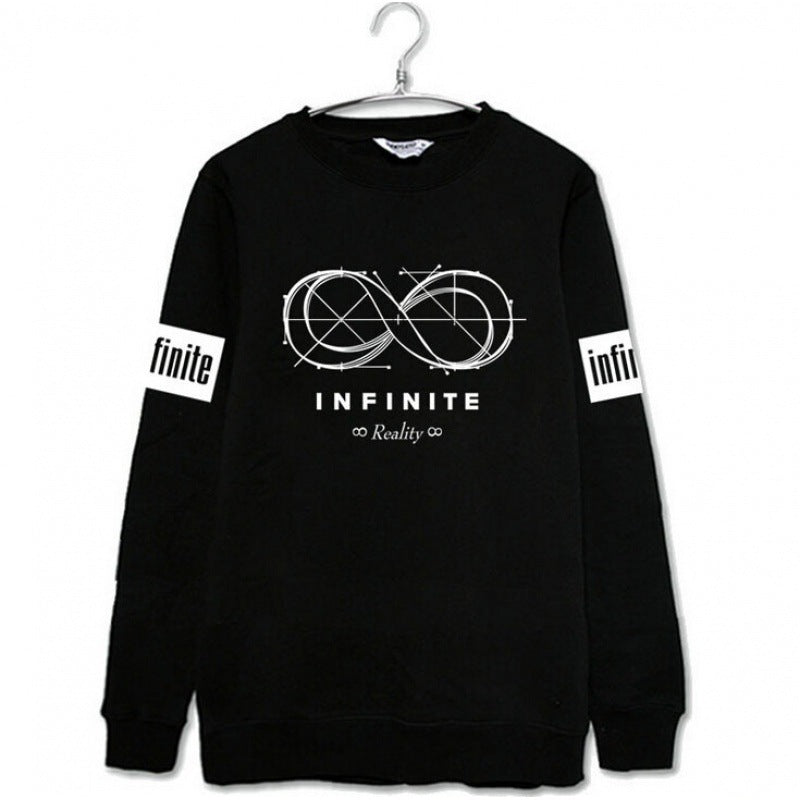Kvinders sweatshirt med kreativ uendelighedsløjfe design og behagelig pasform Stilla