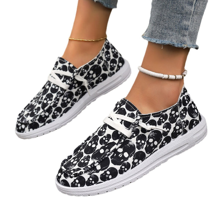 Dame sneakers med smart kraniet design Stilla