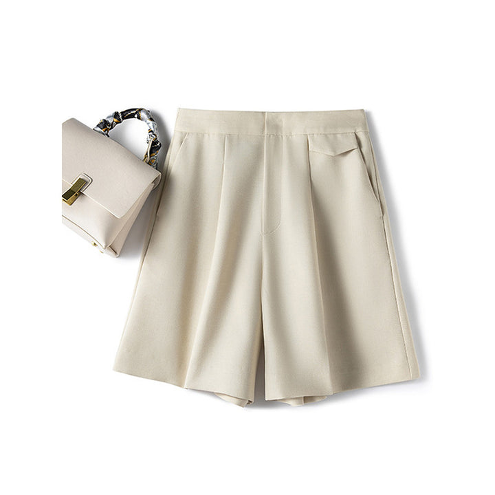Dame elegante shorts med bred pasform og høj talje Stilla