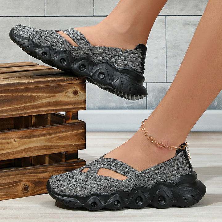 Dame Åndbare Slip-On Sko med fleksibelt Overmateriale og skridsikker Såle Stilla