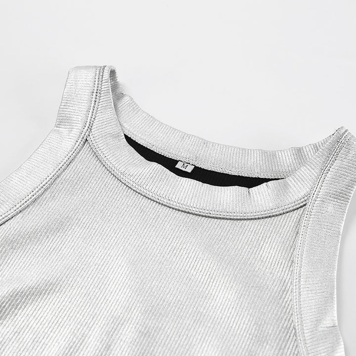 Dame Sporty Top med Zipper Stilla