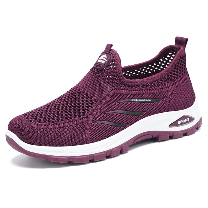 Dame Sporty Mesh Sneakers med skridsikker sål og åndbart overmateriale Stilla
