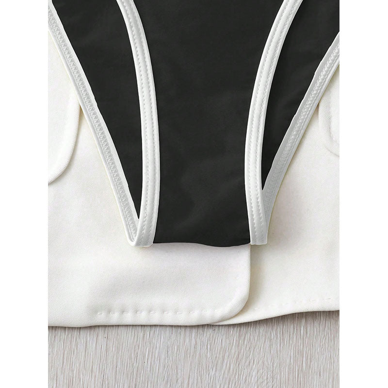 Dame Sporty Bikini Top med kontrastfarvede accenter Skovae