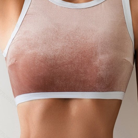 Dame Sport-Bikini-sæt med høj talje og moderigtigt farveskift Stilla