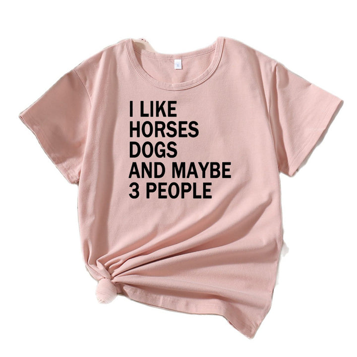 Dame Casual Sjov Citat T-shirt Stilla