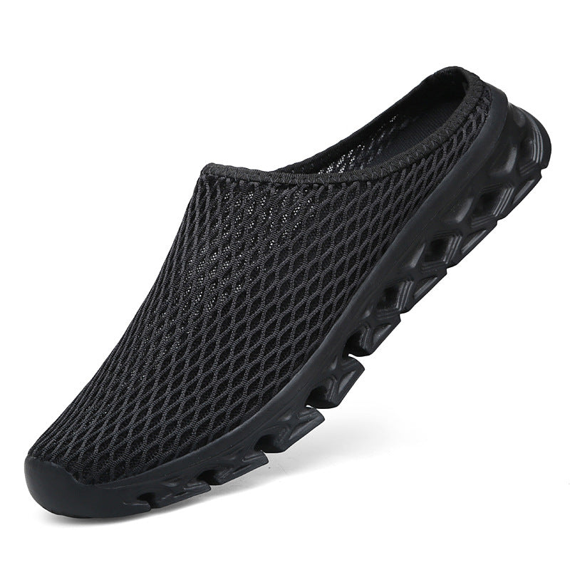 Unisex nan åndbar mesh mule sko med fleksibel vaffelsål og ergonomisk fodseng Skovae
