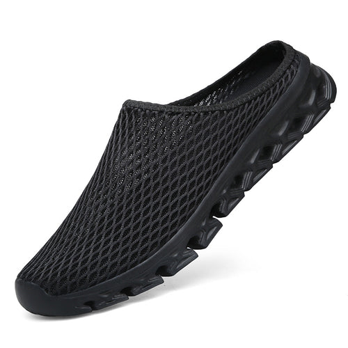Unisex nan åndbar mesh mule sko med fleksibel vaffelsål og ergonomisk fodseng Skovae
