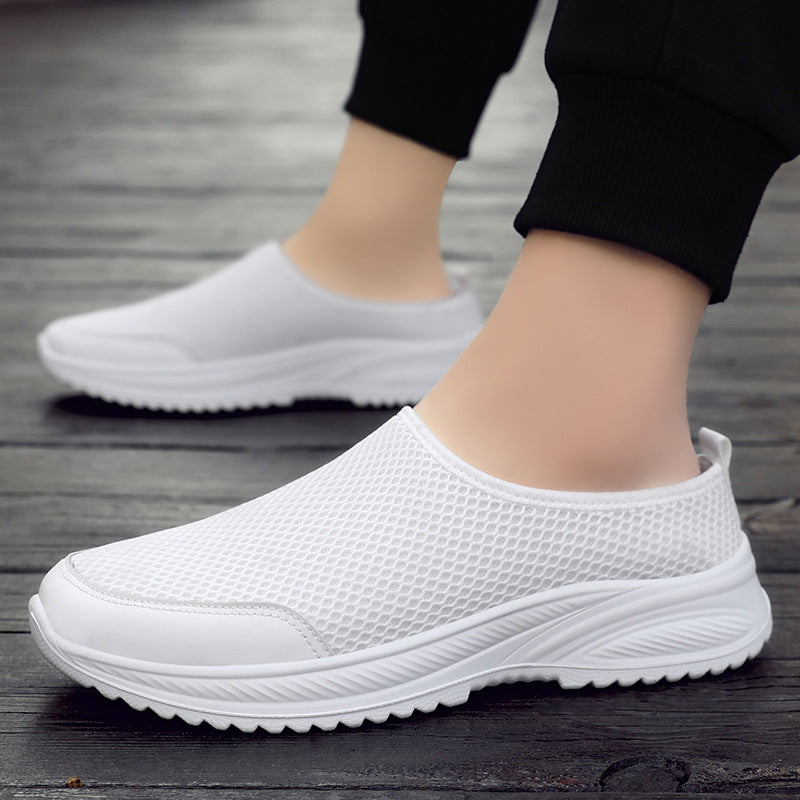 Dame Åndbare Slip-On Walking Sneakers med Struktureret Overdel Stilla