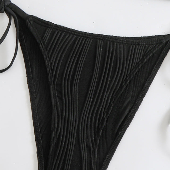Dame Struktureret Trekant-Bikini-Sæt Stilla 1750838749