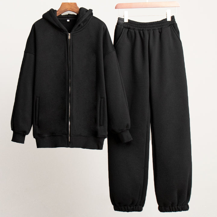 Kvindernes sporty hoodie og joggingbukser sæt Stilla