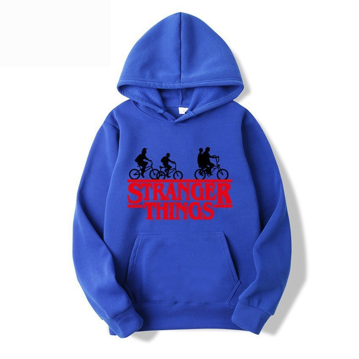Kvinders hætte sweatshirt med kreativ Stranger Things design Skovae