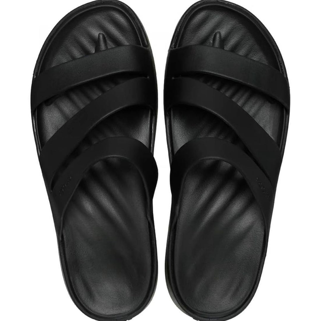 Dame Komfortable Tåsplit-sandaler med anatomisk fodseng og skridsikker sål Stilla