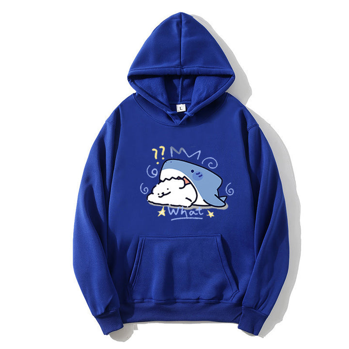 Kvinders hoodie med legende hvalmotiv Skovae