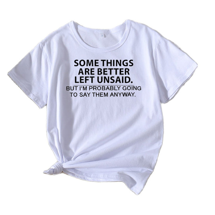 Kvinder Sjovt Statement Grafik T-shirt Stilla