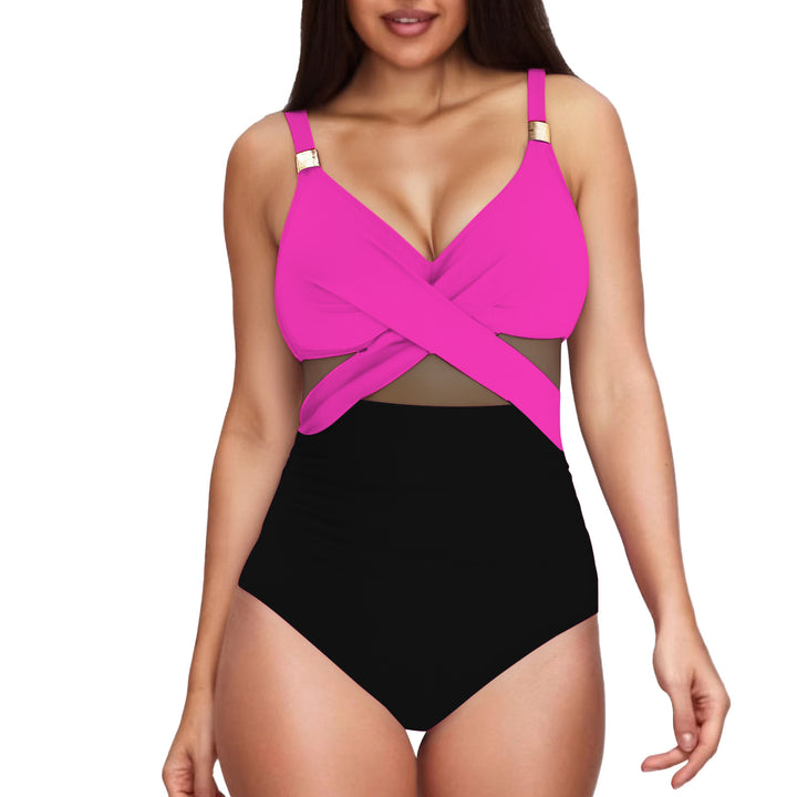 Damer Elegant One-Piece med transparente indlæg Skovae