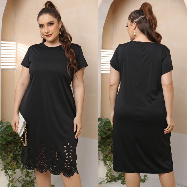 Dame elegant Cut-Out sommerkjole Skovae