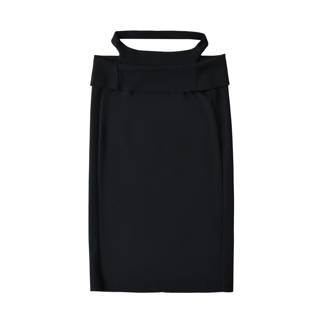 Dame elegant omslagsskjørt med højkvalitets materiale og stilfuldt design Stilla