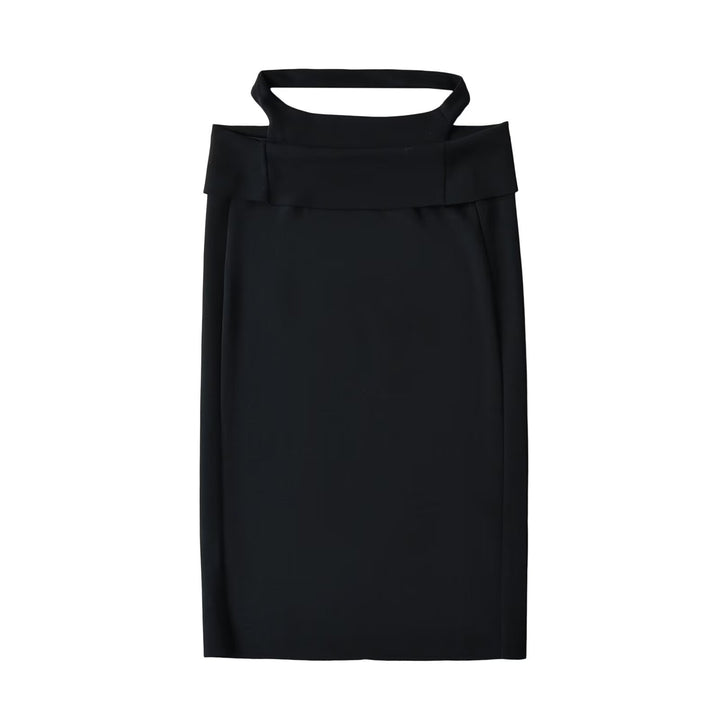 Dame elegant omslagsskjørt med højkvalitets materiale og stilfuldt design Stilla