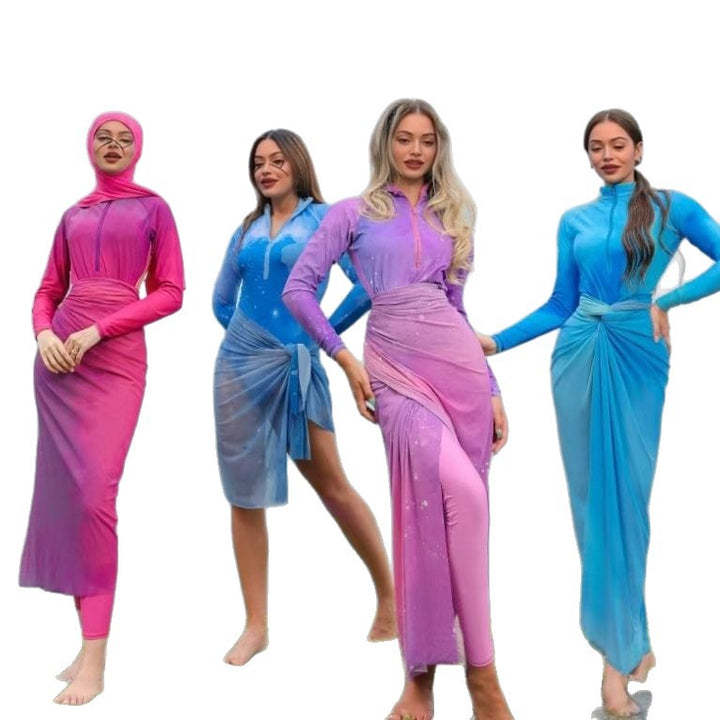 Dame Mode Badedragt med Hijab Skovae