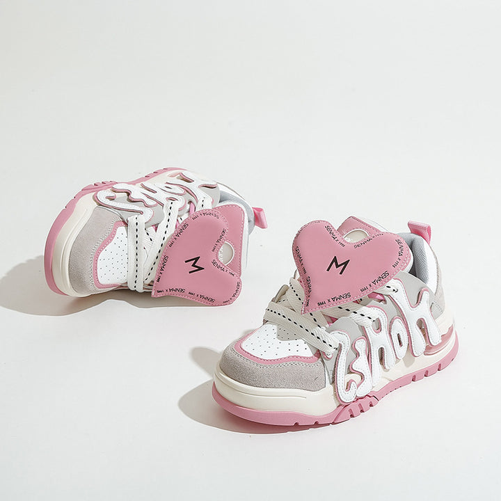 Dame Sporty Sneakers med unikt design og åndbart overmateriale Stilla