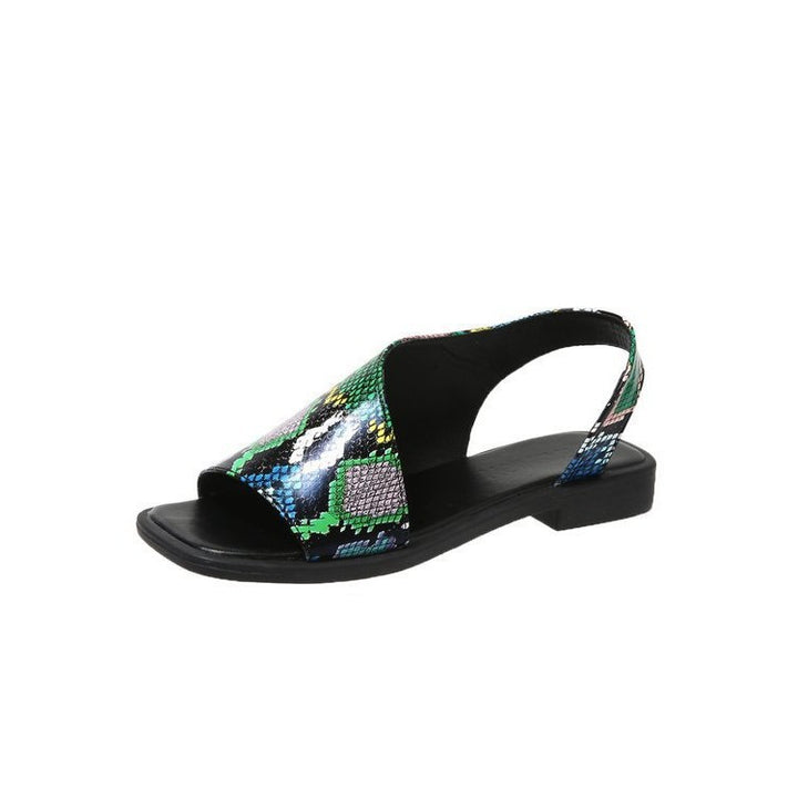 Dame Slide-sandaler med unikt skelet-design og åben hæl Stilla