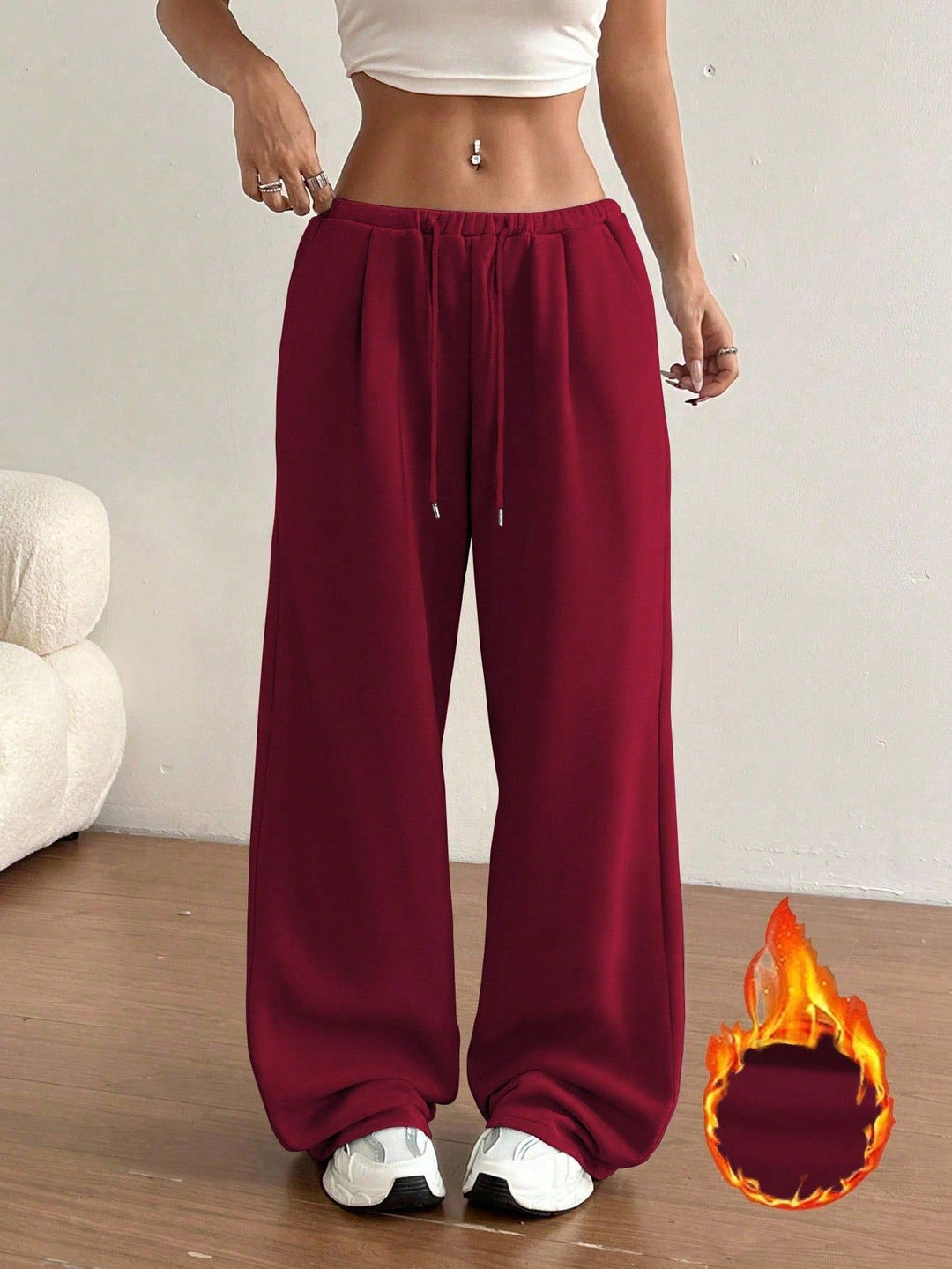 Kvindernes komfortable sweatpants med en afslappet pasform og sidelommer Stilla