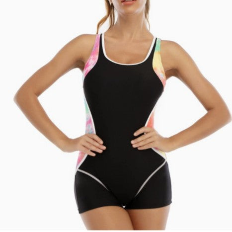 Dame Sporty Badedragt med Shorty-snit Skovae