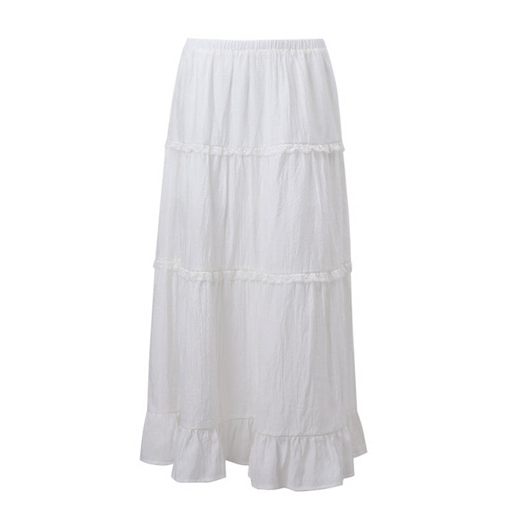 Dame Bandeau-top med raffineret flæse-design Stilla