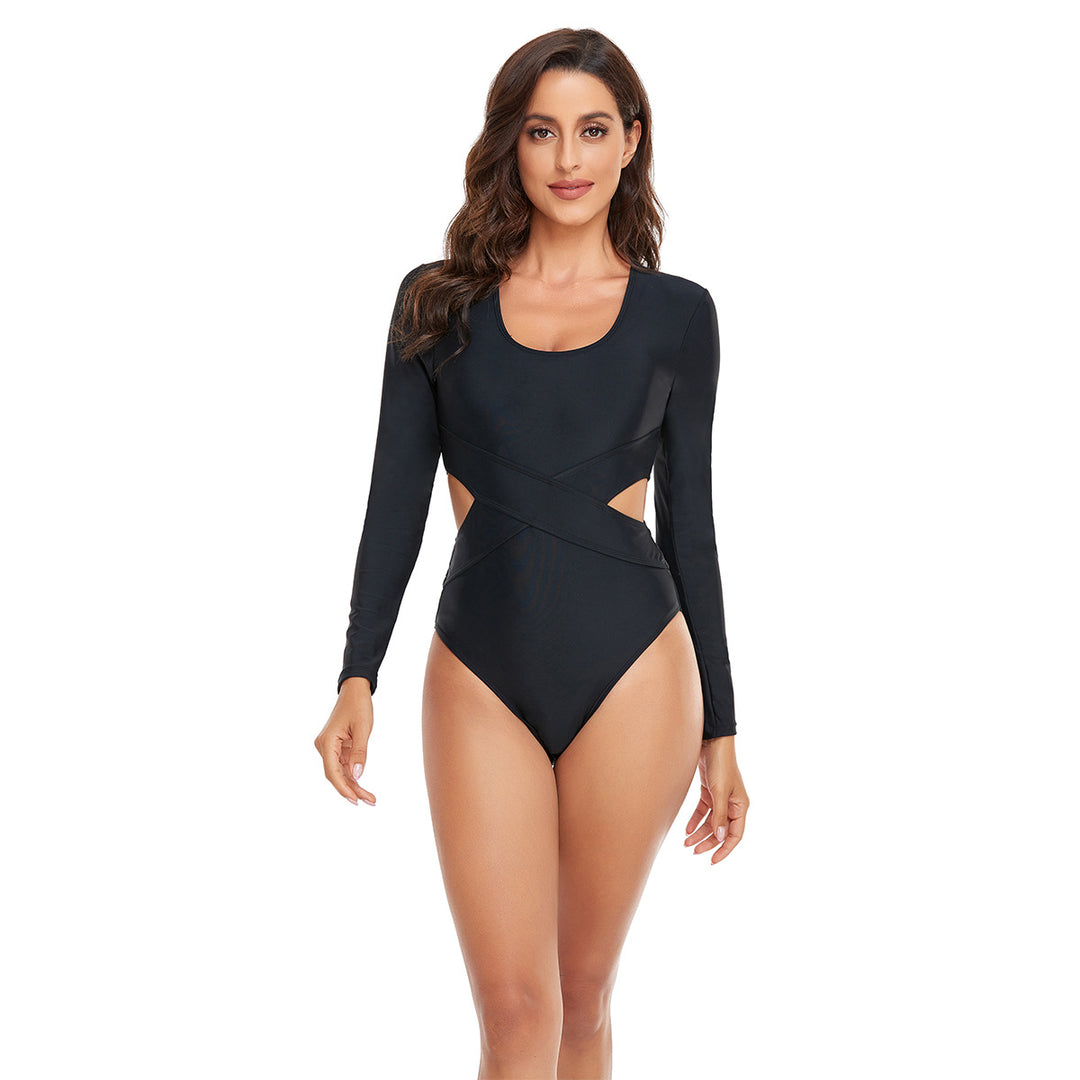 Dame Stilfuld one-piece badedragt med moderne cut-out Skovae