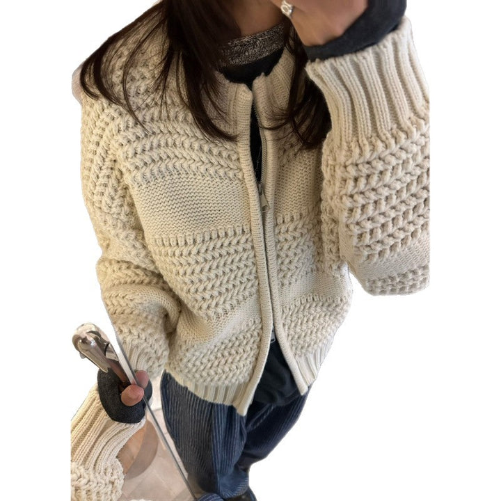 Kvinder komfortabel cardigan med tekstureret design Stilla