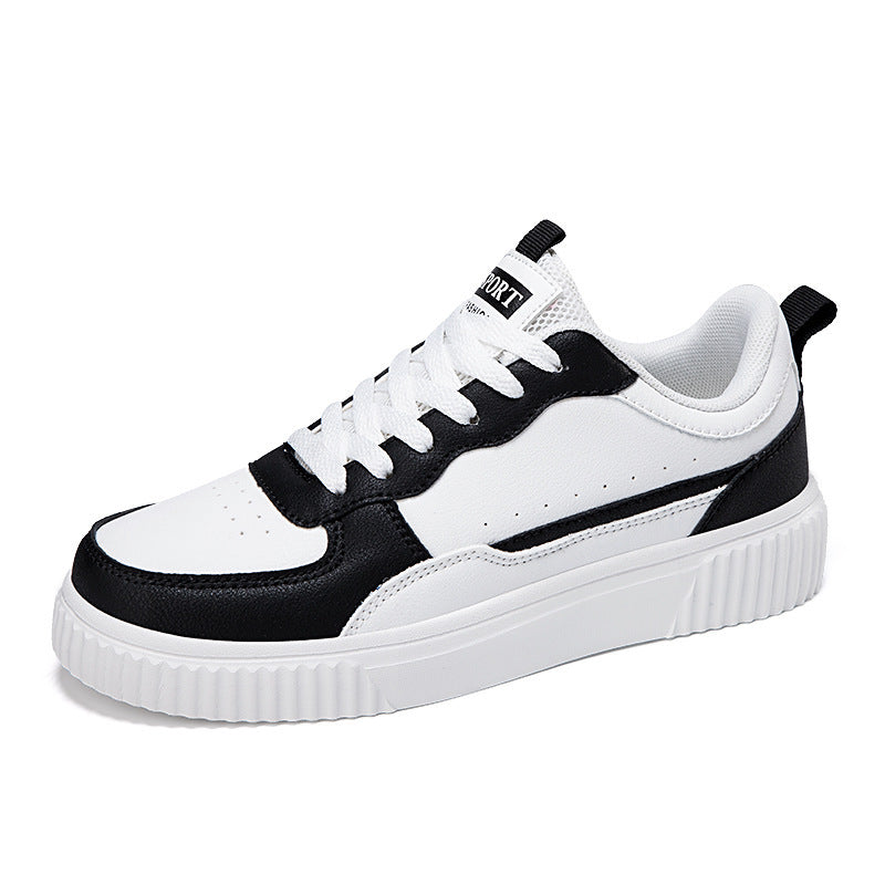 Dame nan Plateau-Sneaker med særlig tykk sål og polstret komfortfodbed Skovae