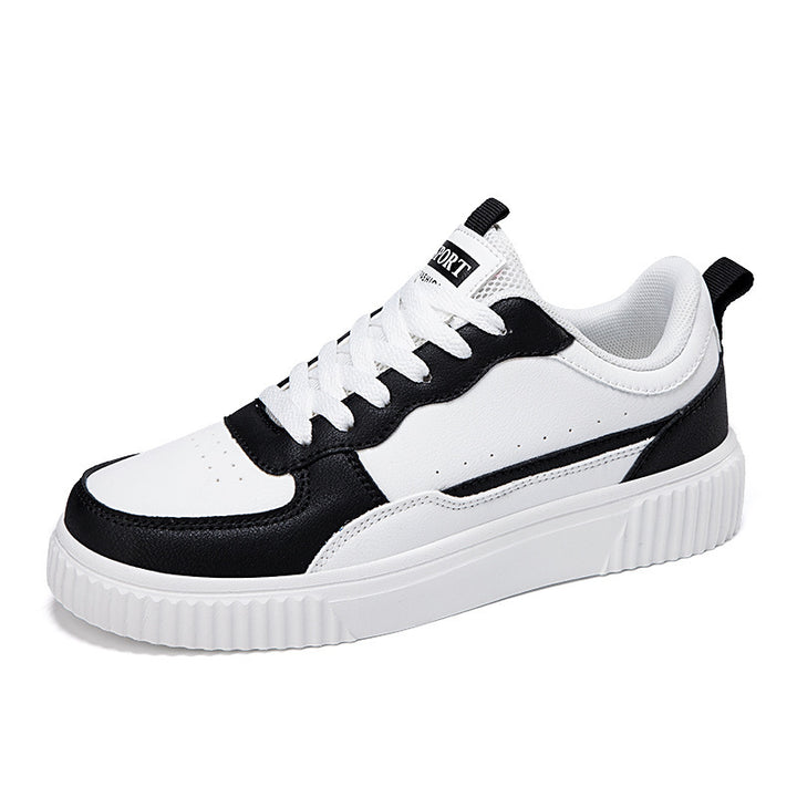 Dame nan Plateau-Sneaker med særlig tykk sål og polstret komfortfodbed Skovae