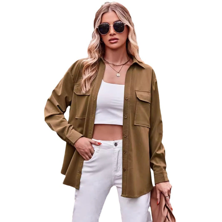 Dame Oversized Skjorte Stilla