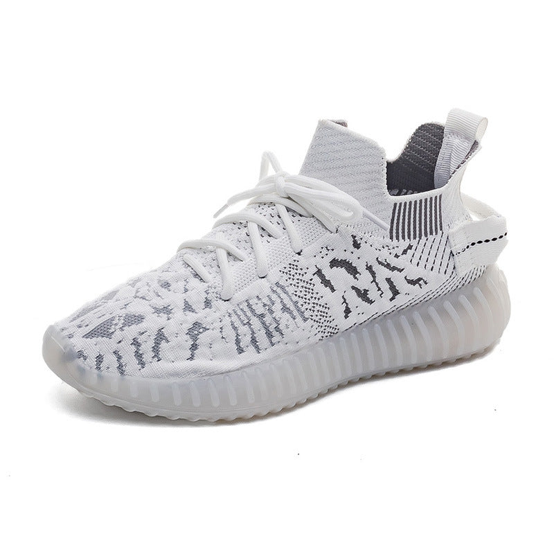 Dame Sporty Sneakers med elastisk strikkonstruktion og skridsikker sål Stilla