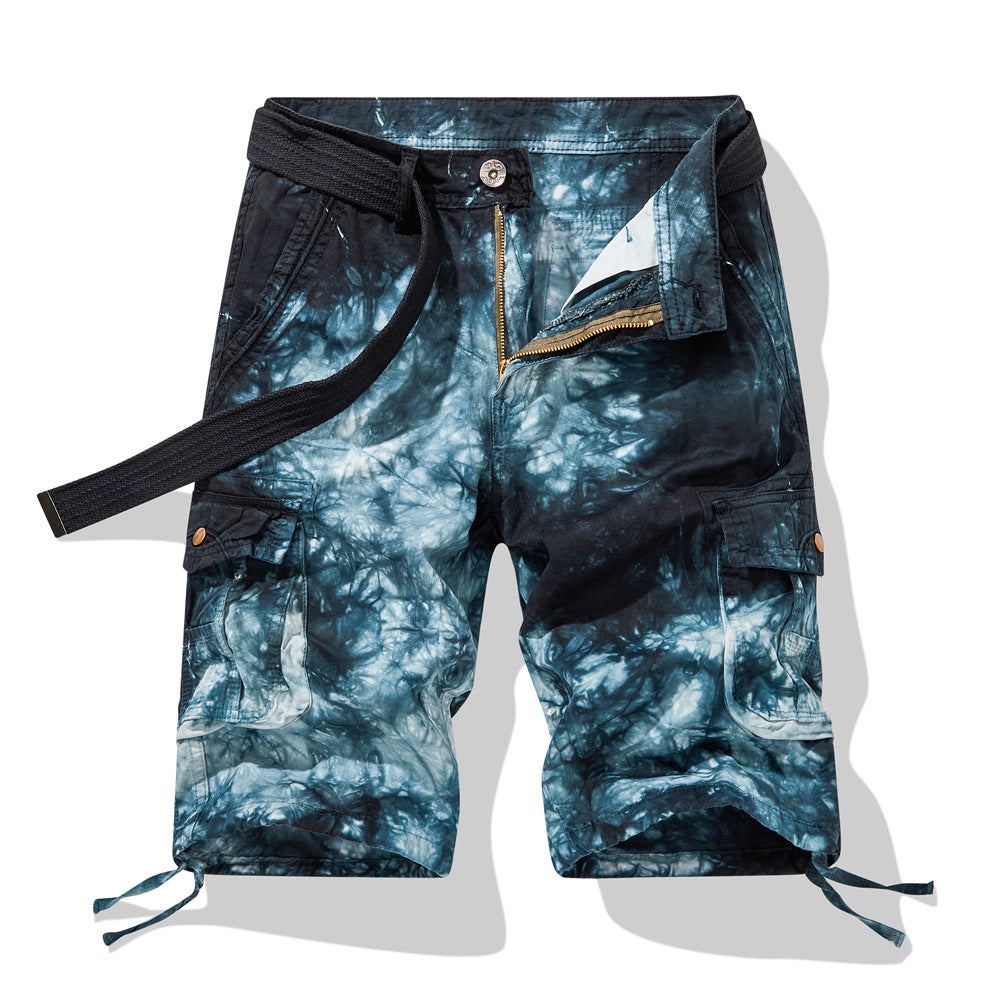 Herrer Cargo-shorts med innovativt lomme-design og fleksibel talje Stilla