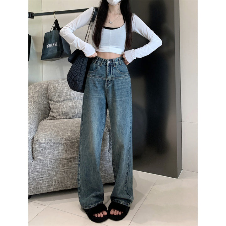 Kvinders brede skår vintage jeans Stilla