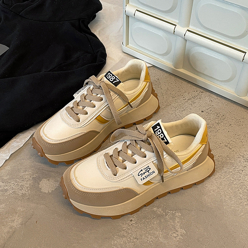 Dame Sporty Chunky Sneakers med skridsikker sål og åndbart overmateriale Stilla