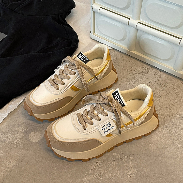 Dame Sporty Chunky Sneakers med skridsikker sål og åndbart overmateriale Stilla