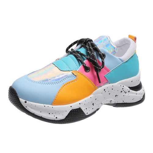 Dame Sporty Sneakers med innovativt fusionsdesign Stilla