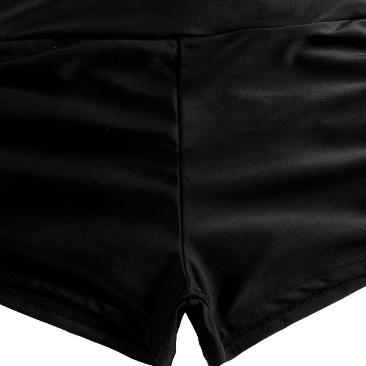 Dame Crop-Bikini Top med Rynket Badebukser Skovae