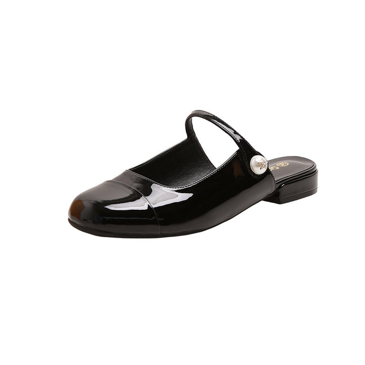 Dame sling ballerinas med elegant strop og mode kontrastdetaljer Stilla