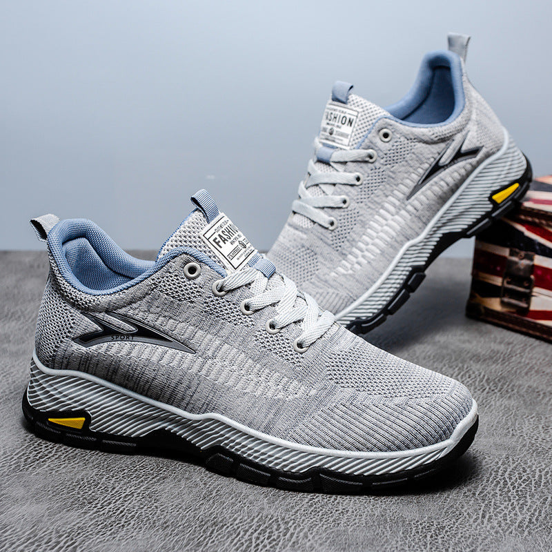 Herrer Performance-sneakers med åndbart mesh-overmateriale og støddæmpende ydersål Stilla