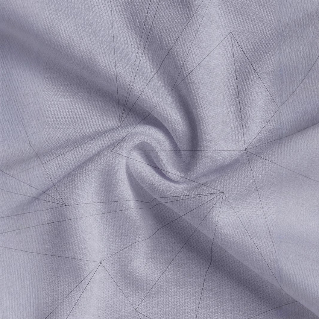 Herrer poloshirt med kreativt geometrisk design og moderigtigt krave Stilla