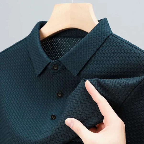 Herrer Poloshirt med høj kvalitets Piqué struktur og åndbare egenskaber Stilla